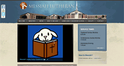 Desktop Screenshot of messiahlutheran.com