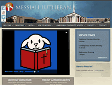 Tablet Screenshot of messiahlutheran.com